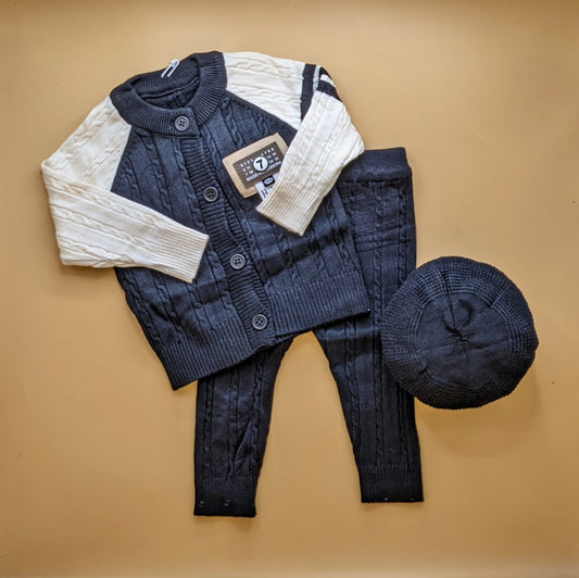 2 Piece Imported Woolen Suit with Cap