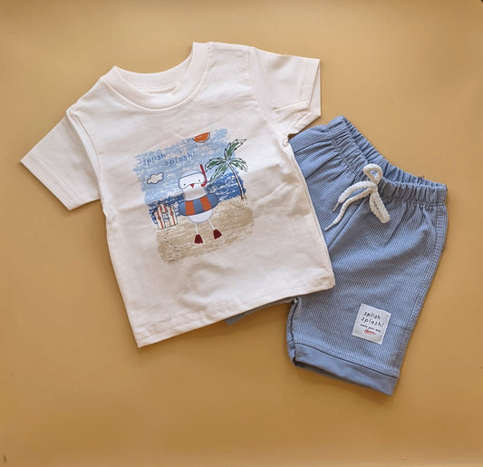 Baby Co-Ord Set - Splish Slpash !