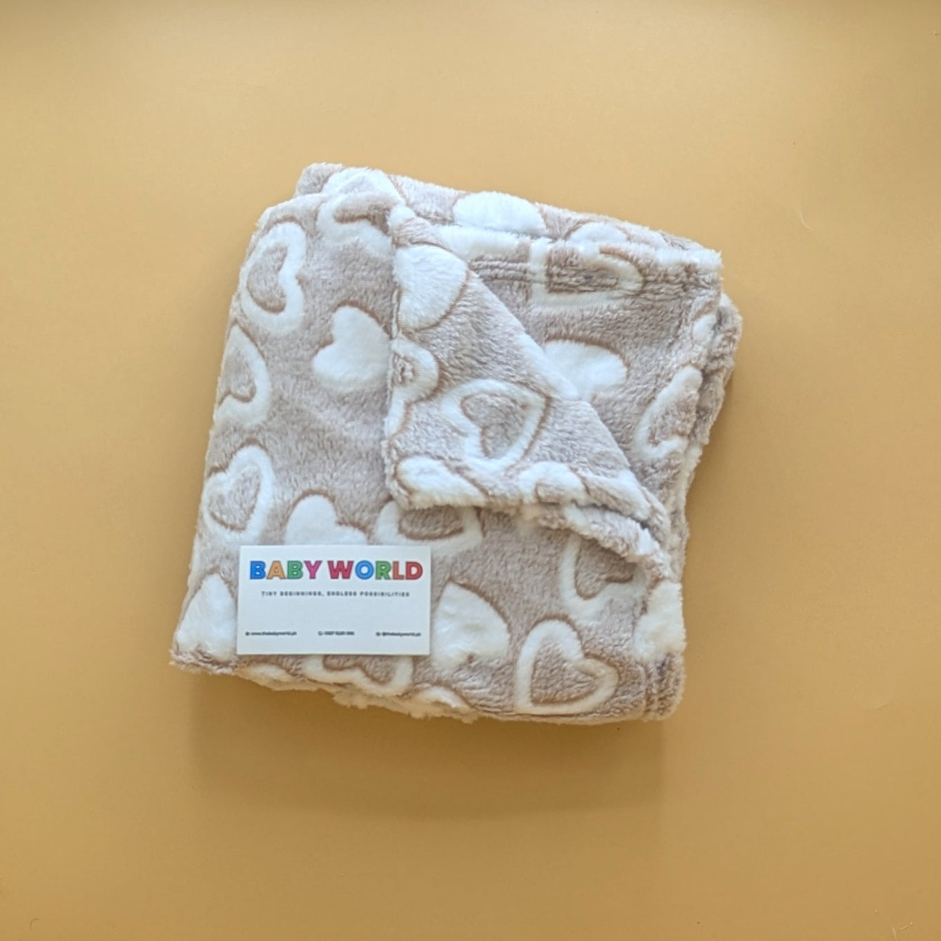 Baby Winter Wrapping Sheet/Ac Blanket - Hearts 🤍