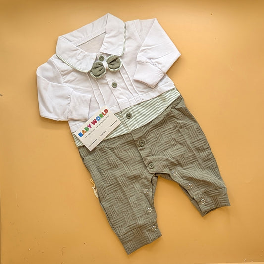 Baby Bow Romper - Full Sleeves