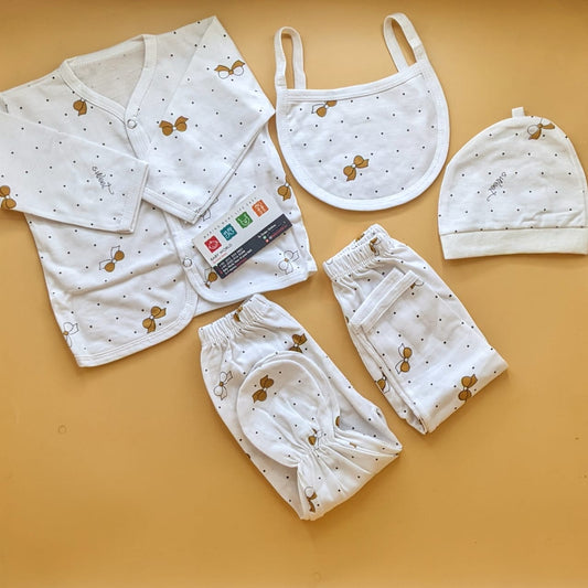 5 Pieces Suit Set - Bow