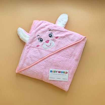Baby Character Hooded Wrapping Sheet/Blanket - Winter