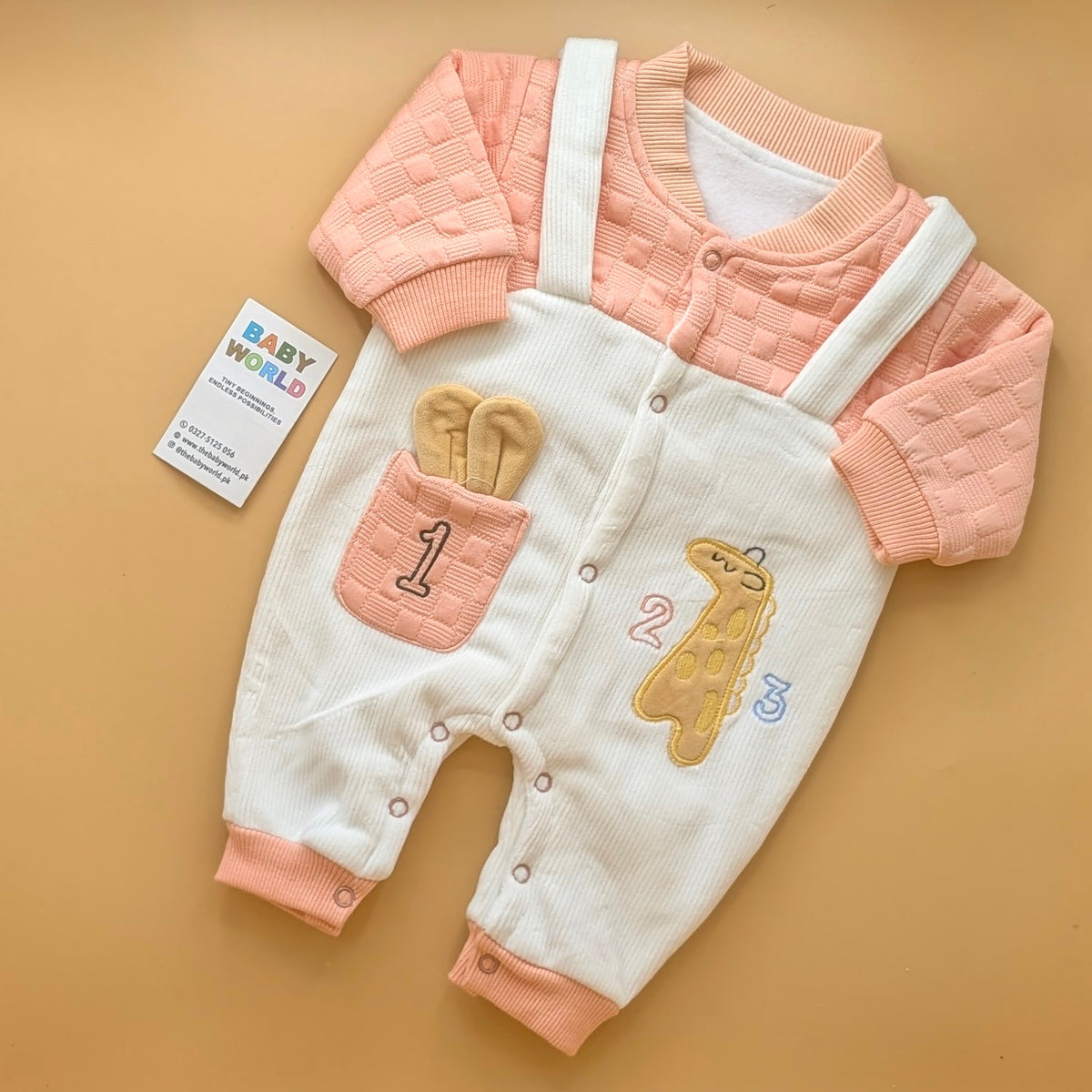 Premium Baby Romper - Giraffe 🦒- Winter