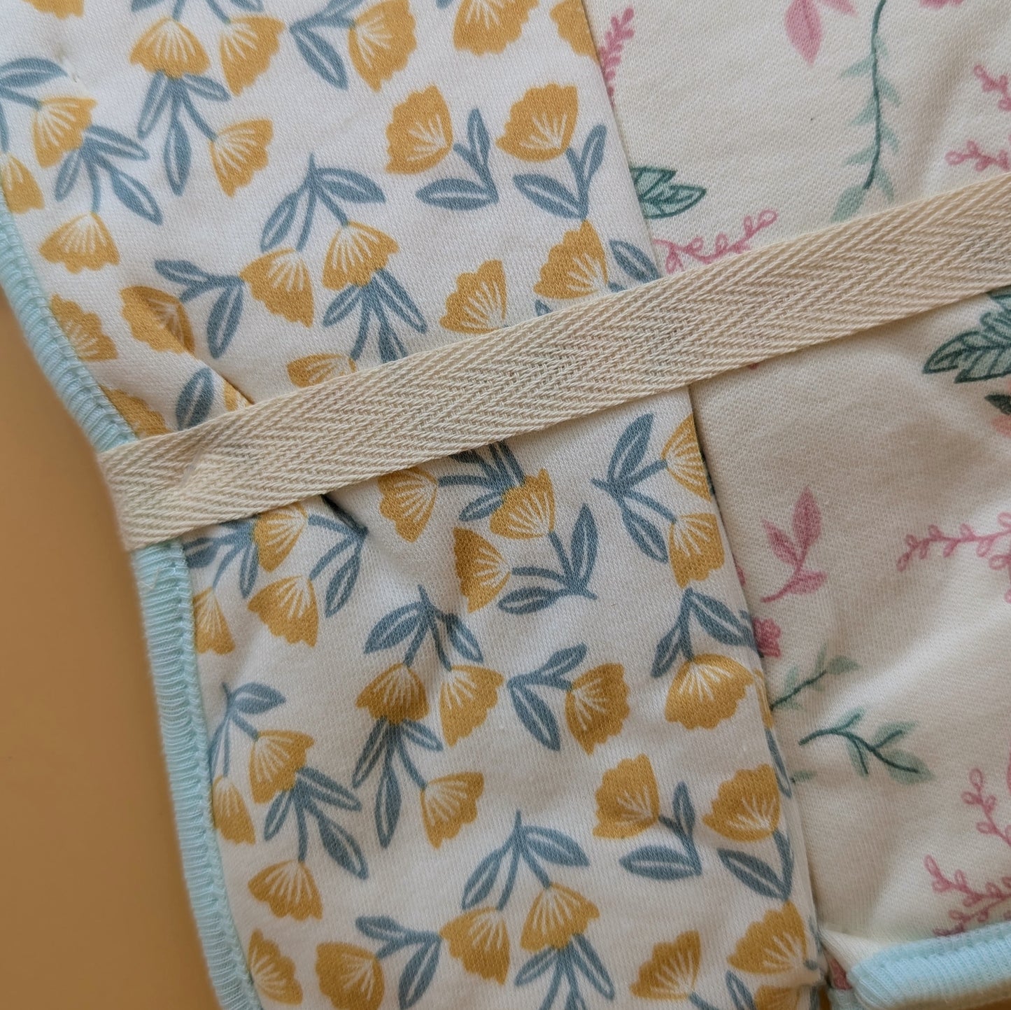 Baby Cap, Mittens, & Burp Set