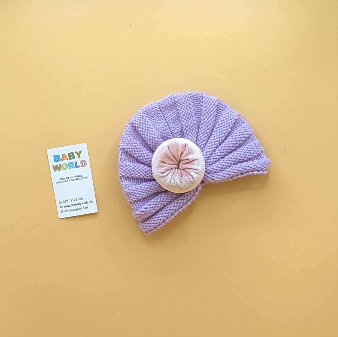 Baby Wool Cap - Bun - Winter