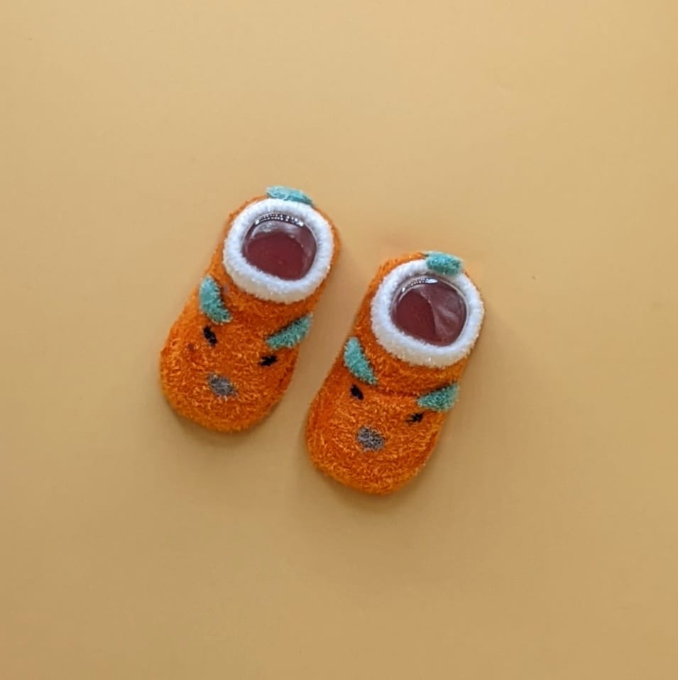Baby Woolen Booties - Mice - Winter