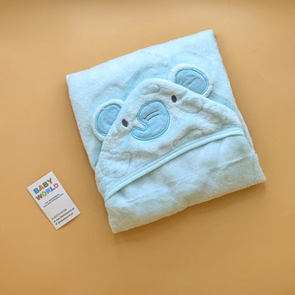 Baby Hooded Wrapping Sheet/Blanket - Elephant 🐘 - Winter