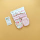 Baby 4 Piece Headband, & Mitten Set