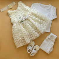 5 Pieces Frock Set
