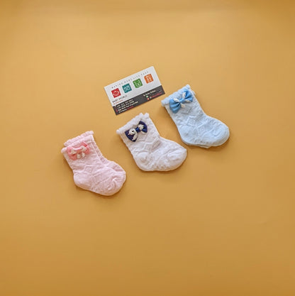 Pack of 3 Socks- Bow