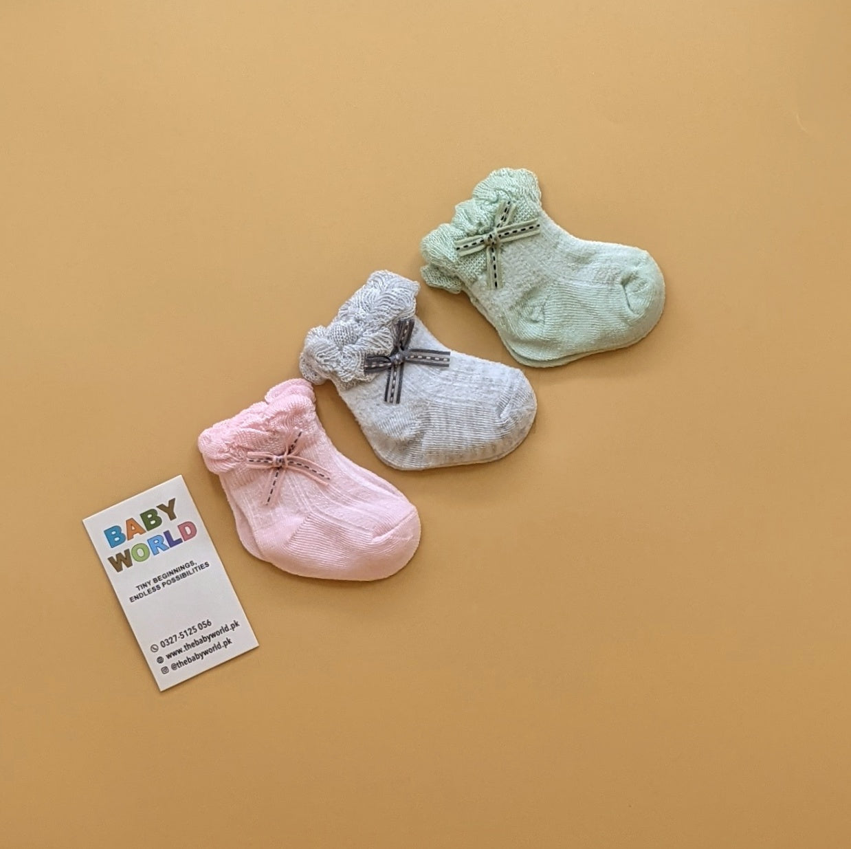 Pack of 3 Socks - Bow