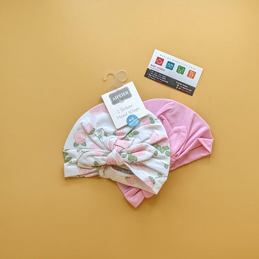 Pack of 2 Caps - Pink
