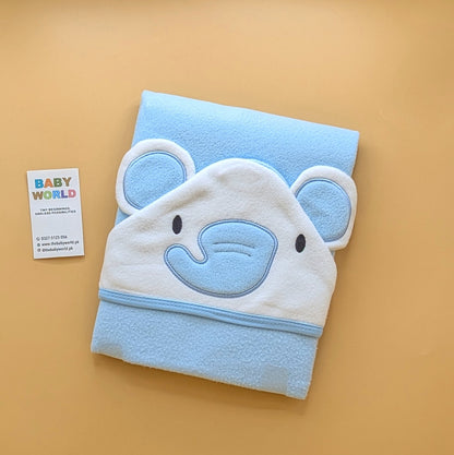 Baby Hooded Wrapping Sheet/Blanket - Winter - Elephant 🐘
