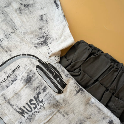 Baby Relaxed Fit Co-Ord Set - Music 🎧