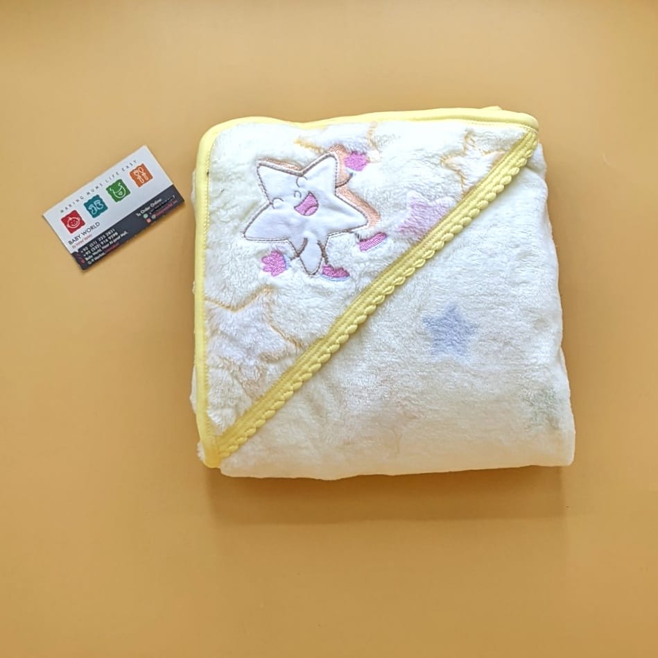 Hooded Wrapping Sheet/Blanket - Winter - Stars ✨