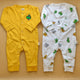 Pack of 2 Rompers - Mustard - Dinosaur 🦖