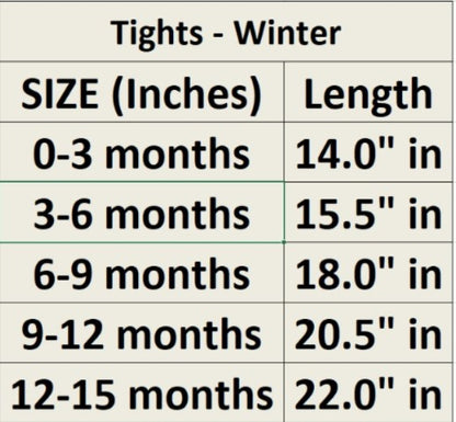 Baby Tights - Winter