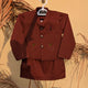 3 Pieces Premium Kameez Shalwar with Waistcoat - Plum