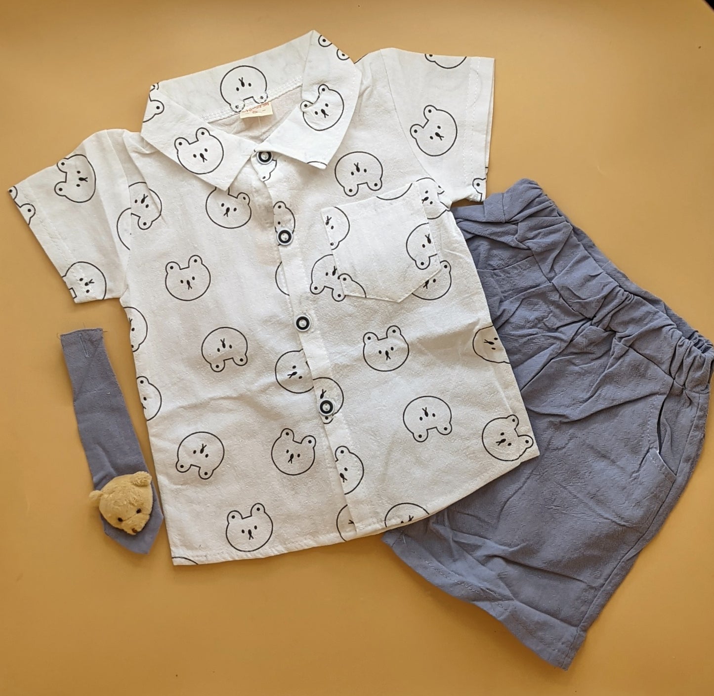 Baby Relaxed Fit Co-Ord Set - Bear 🐻