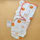 Swaddle Wrap - Orange 🍊 - White