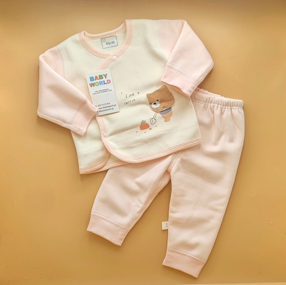 2 Pieces Premium Baby Suit - find a carrot 🥕 - Winter