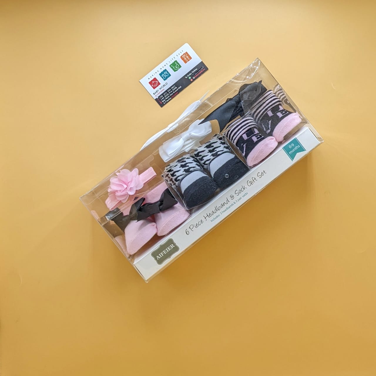 Pack of 3 Booties & Headbands Set