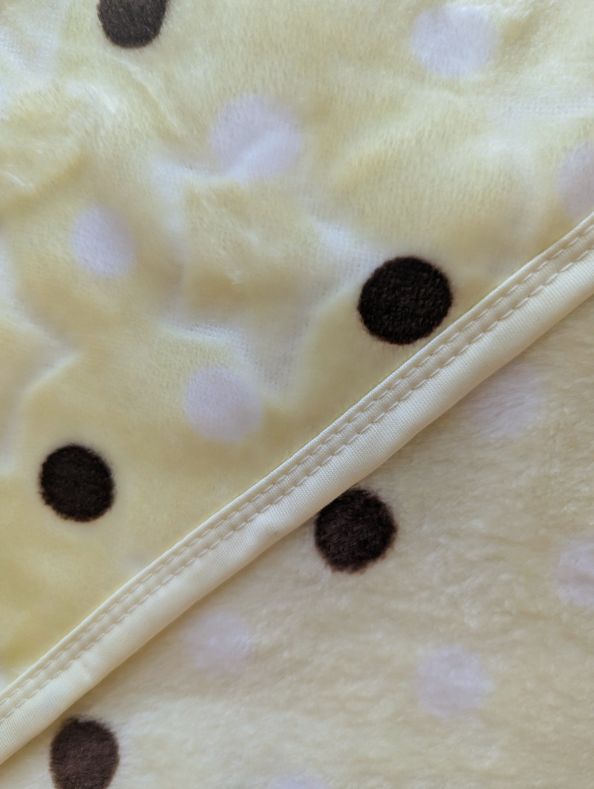 Baby Hooded Wrapping Sheet/Ac Blanket - Big Dots - Winter