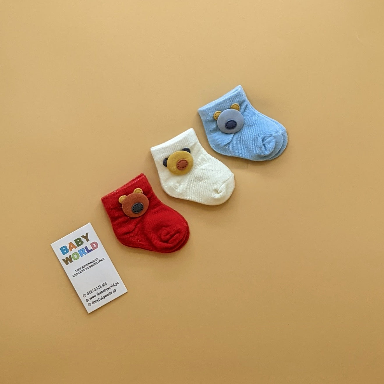 Pack of 3 Socks - Bear 🐻