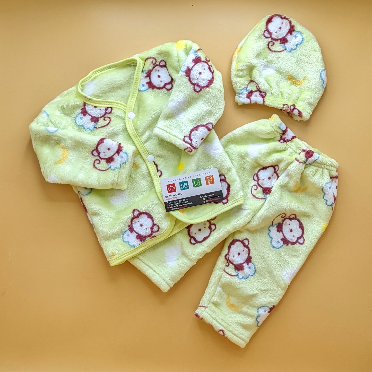 Baby Suit with Cap - Monkey 🐵 - Winter