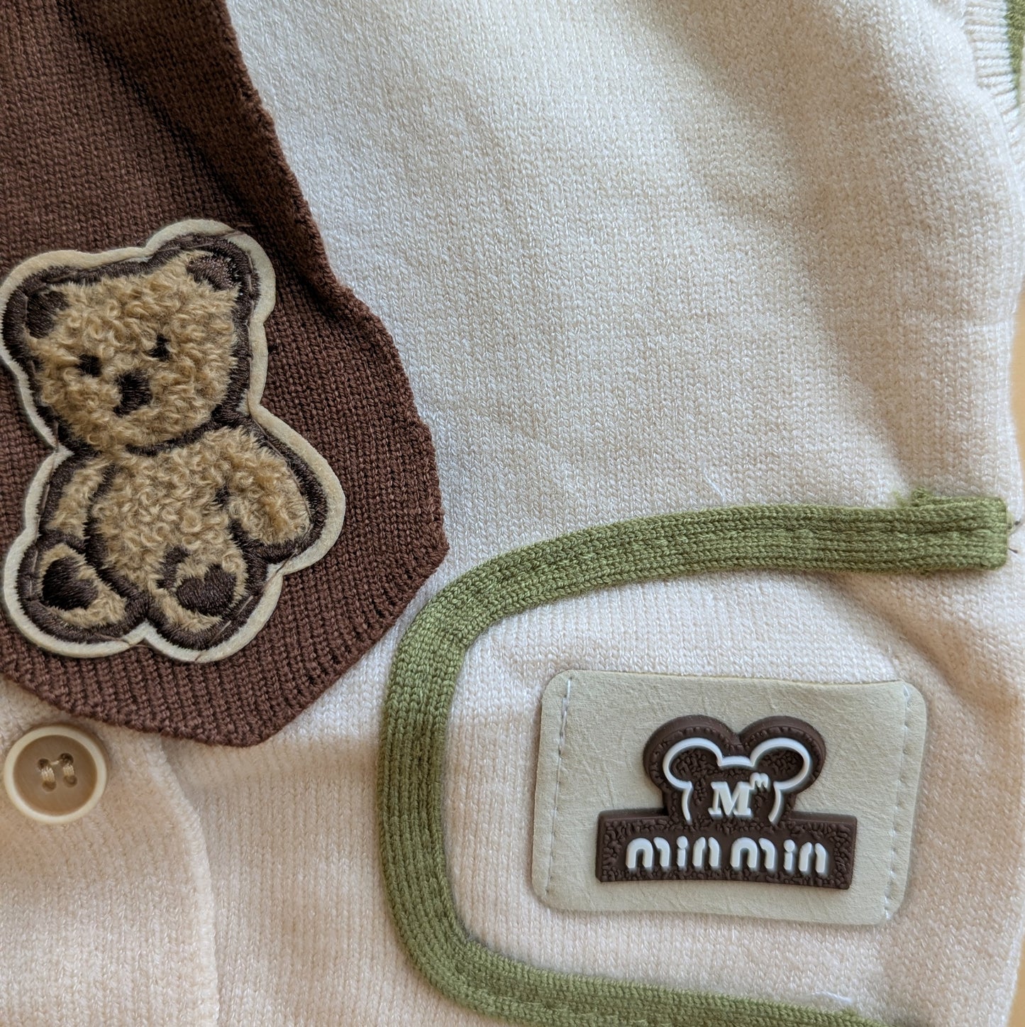 2 Piece Imported Woolen Suit with Cap - Bear 🐻 - Winter