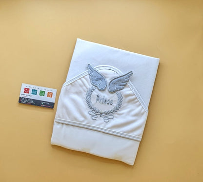 Hooded Wrapping Sheet/Blanket - Winter - Wings (Prince/Princess)