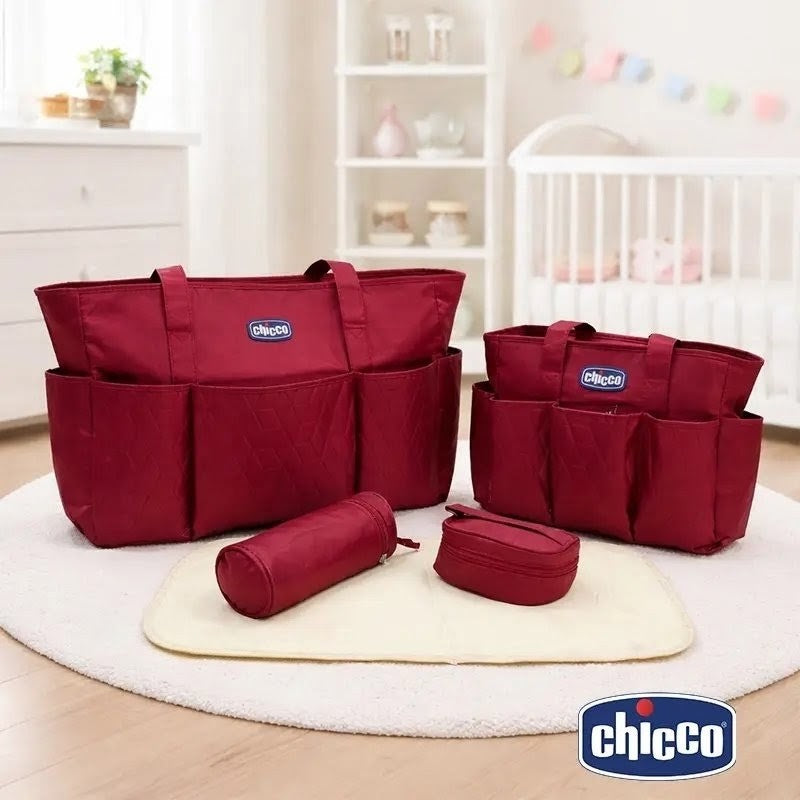 Chicco Mother Baby 5 Pieces Diaper Bag Set