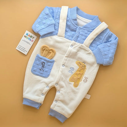 Premium Baby Romper - Giraffe 🦒- Winter