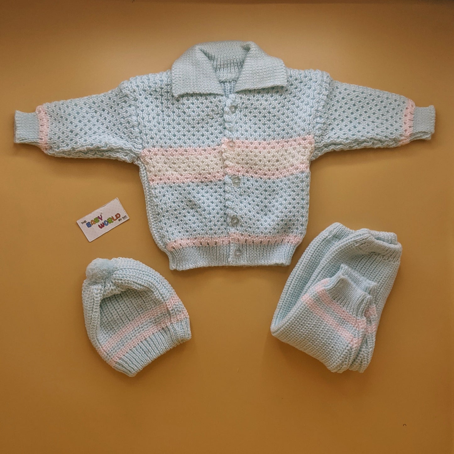 Baby Woolen Knitted Suit - Winter