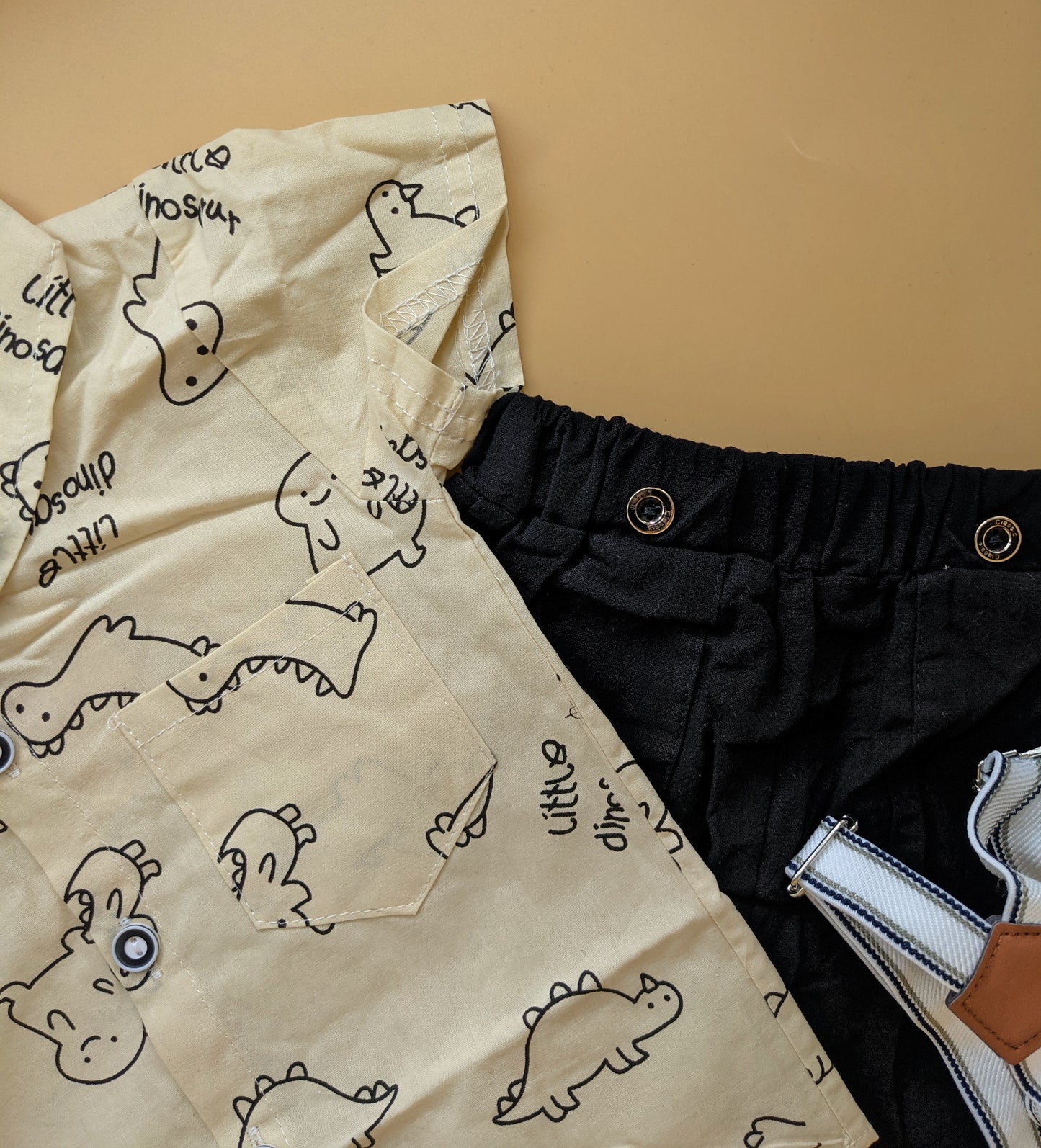 Baby Relaxed Fit Co-Ord Set - Little Dinosaur
