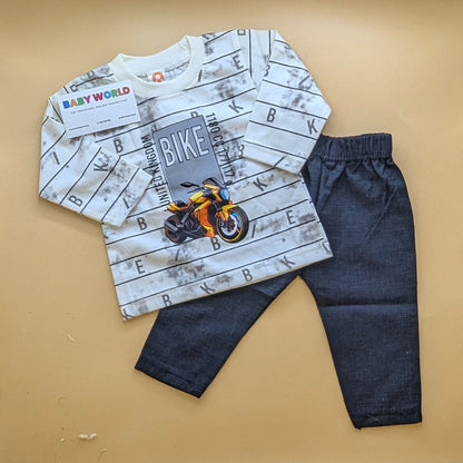 2 Pieces Baby Suit - Bike 🏍️