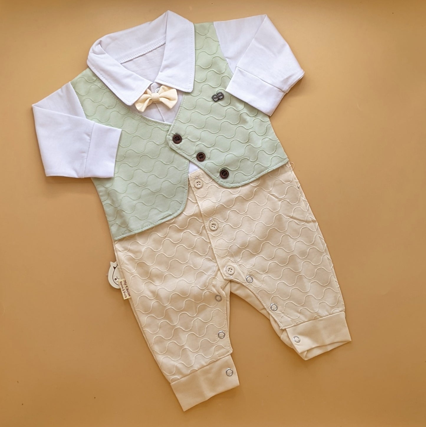 Romper - Waistcoat/Bow