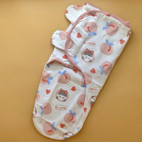 Swaddle Wrap - Apple - White