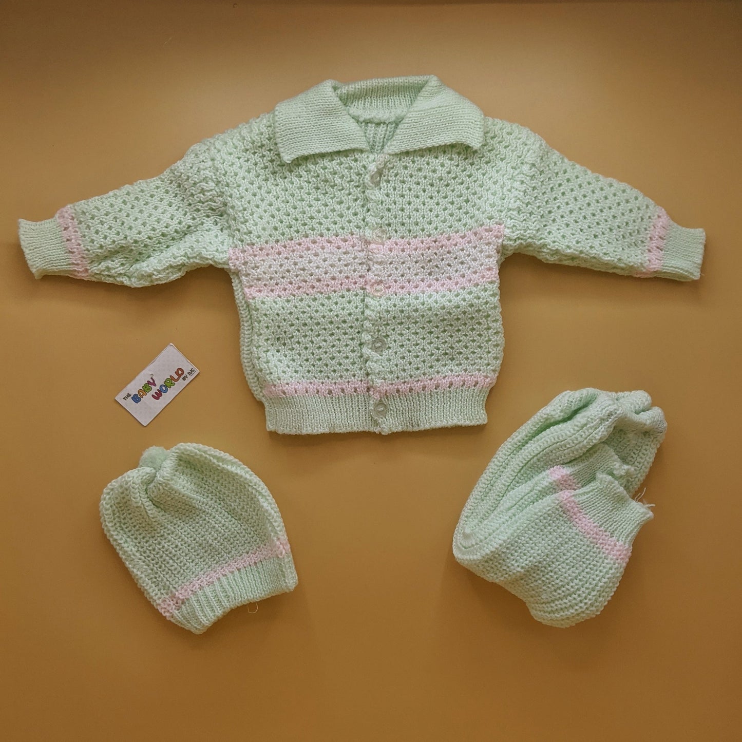 Baby Woolen Knitted Suit - Winter