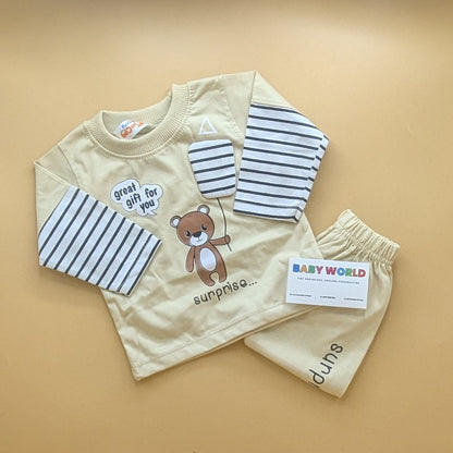 2 Pieces Baby Suit - Bear 🐻