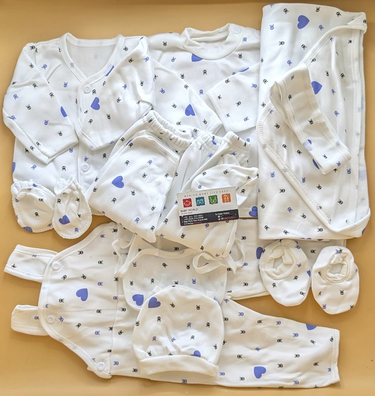 11 Pieces Suit Set - Winter - Hearts