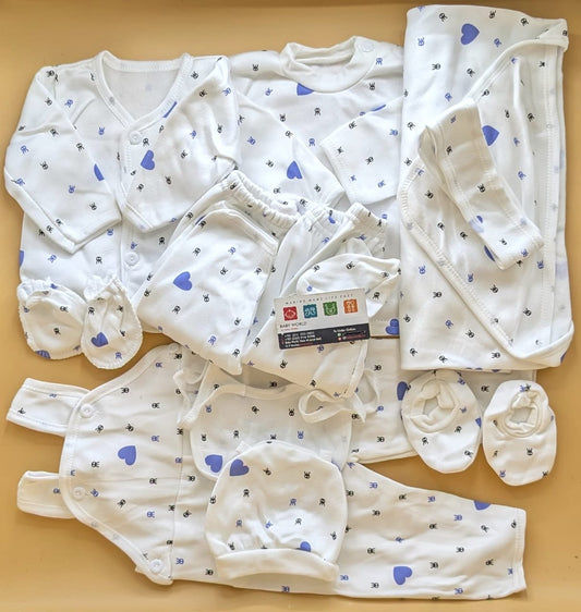 11 Pieces Suit Set - Winter - Hearts