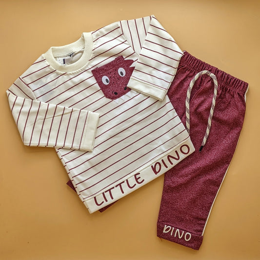 2 Piece Baby Suit - Little Dino