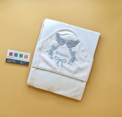 Hooded Wrapping Sheet/Blanket - Winter - Wings (Prince/Princess)