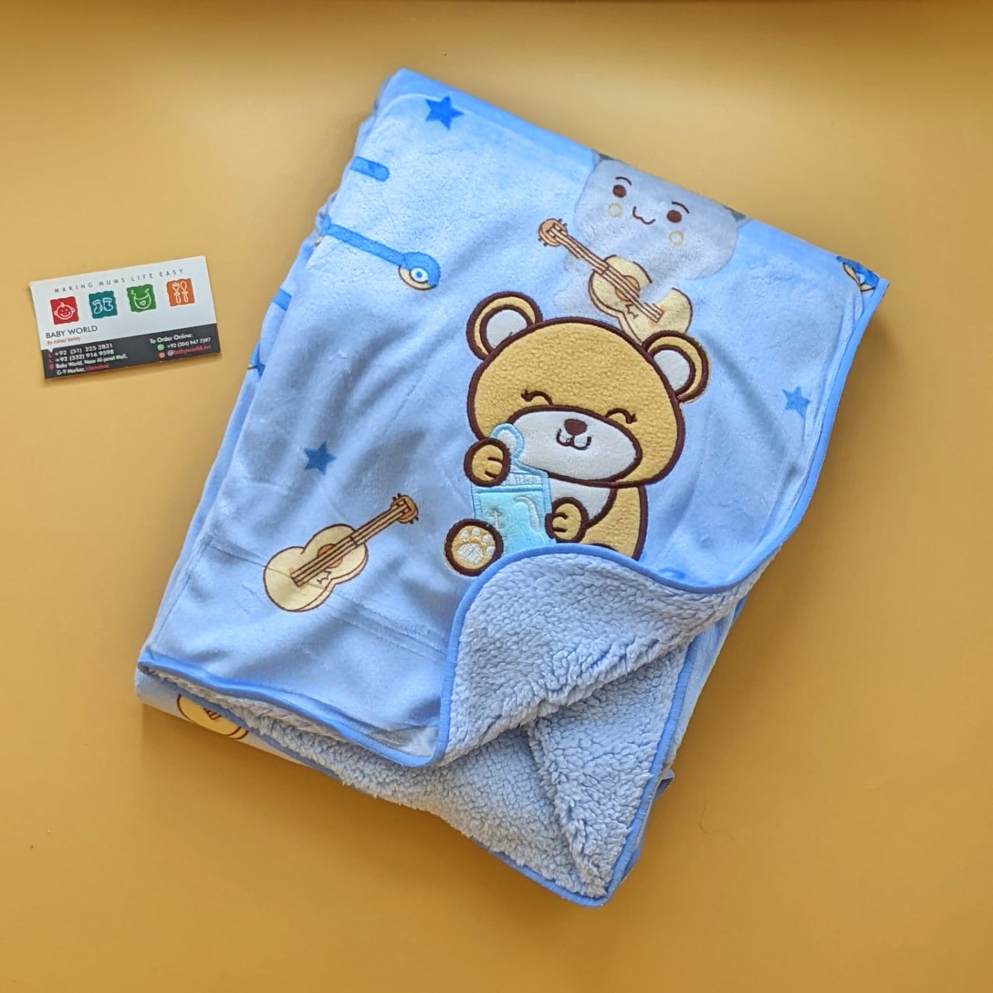 Double Layer Baby Blanket/Wrapping Sheet
