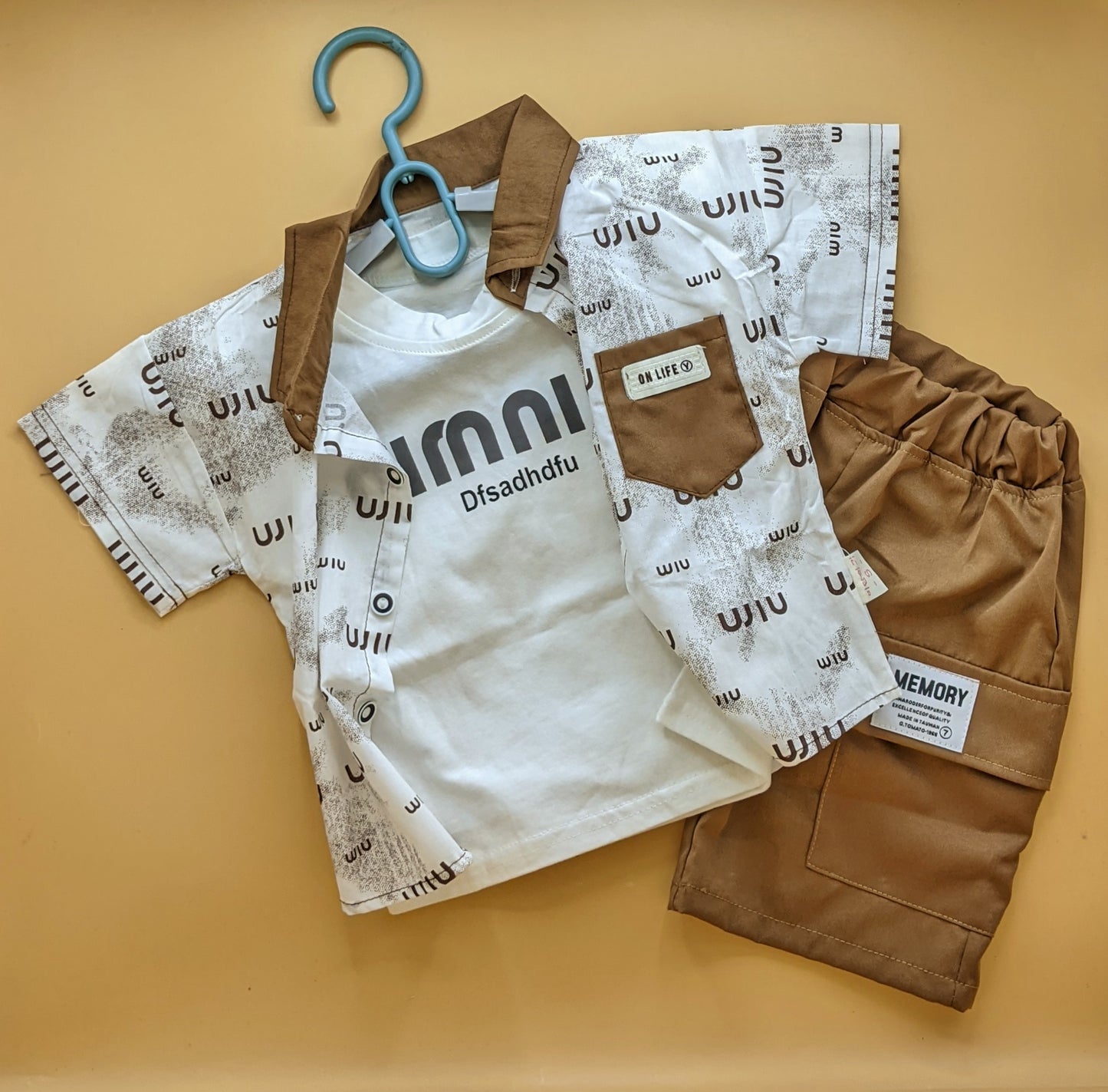 Baby Relaxed Fit 3 Pieces Co-Ord Set - On Life