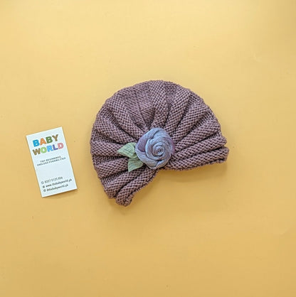 Baby Wool Cap - Rose - Winter