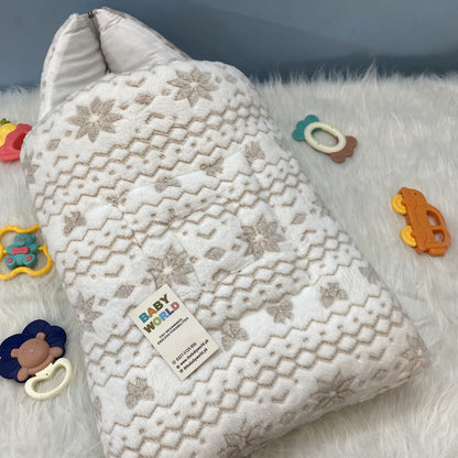 Baby Carry Nest with Hood - Floral - Winter