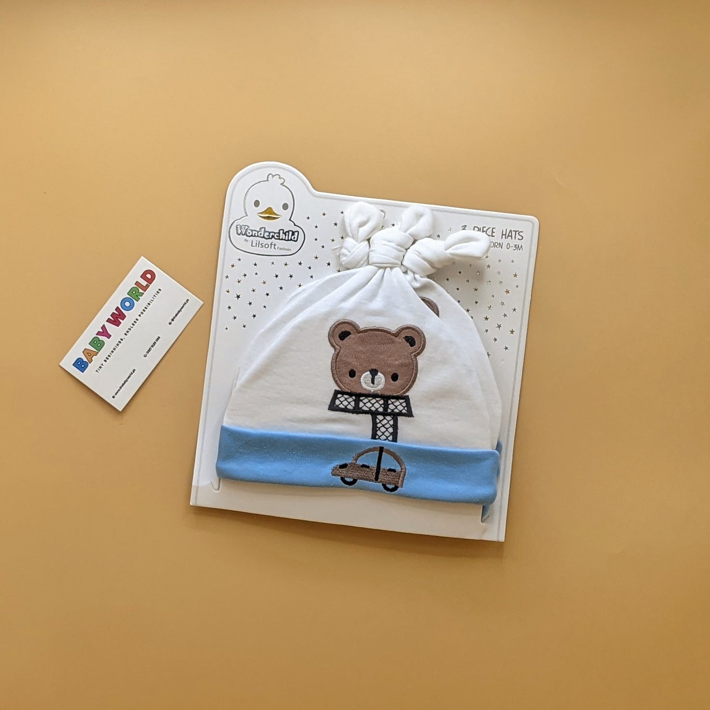 Pack of 3 Caps - Bear 🐻