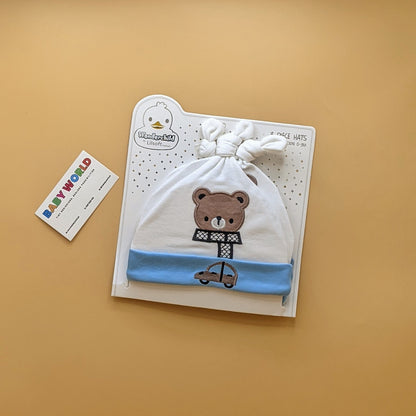 Pack of 3 Caps - Bear 🐻